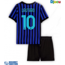 Inter Milan Lautaro Martinez #10 Domaci Dres za djecu 2025-26 Kratak Rukav (+ Kratke hlače)